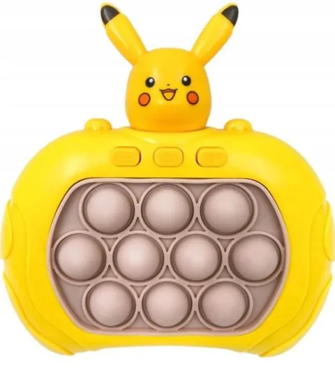 Gra Pop It Elektryczna Antystresowa Zręcznościowa Pikachu 999 Poziomów