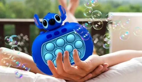GRA POP IT POPIT STICH GAME ELEKTRYCZNA ZRĘCZNOŚCIOWA + 3 BATERIE GRATIS