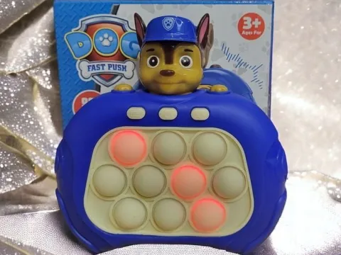 GRA POP IT PRO PUSH ELEKTRYCZNA GRA ANTYSTRESOWA ZRĘCZNOŚCIOWA PSI PATROL