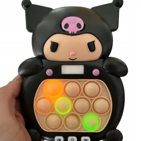 GRA ZRĘCZNOŚCIOWA POP IT POPIT KUROMI ELEKTRYCZNA ANTYSTRESOWA Bubble PUSH