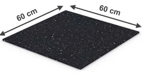 Gruba mata antywibracyjna 60x60cm wygłuszająca pod pralkę grubość 1cm