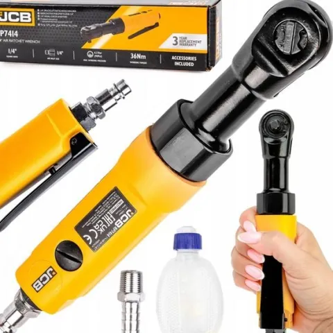 GRZECHOTKA NASADOWA PNEUMATYCZNA 1/4" KLUCZ KĄTOWY DO KOMPRESORA JCB 36NM