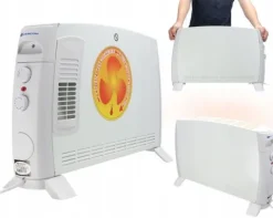 Grzejnik elektryczny Konwektorowy Energooszczędny 2000W DESCON Mocny Nawiew