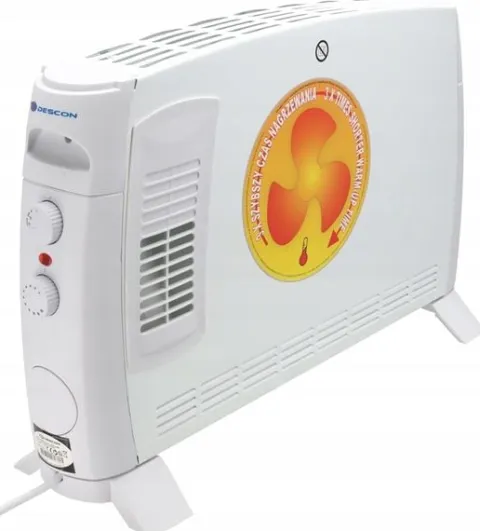 Grzejnik elektryczny Konwektorowy Energooszczędny 2000W DESCON Mocny Nawiew