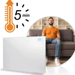 Grzejnik na podczerwień promiennik podczerwieni 800 W Berdsen BD-987 pilot WiFi aplikacja
