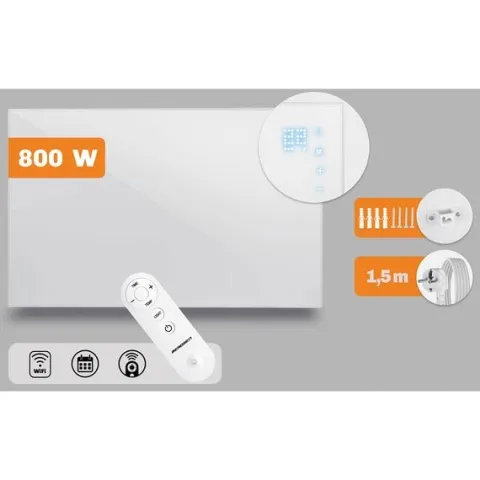 Grzejnik na podczerwień promiennik podczerwieni 800 W Berdsen BD-987 pilot WiFi aplikacja