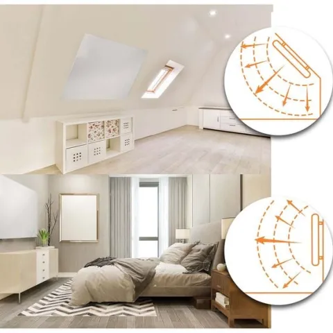 Grzejnik na podczerwień promiennik podczerwieni 800 W Berdsen BD-987 pilot WiFi aplikacja