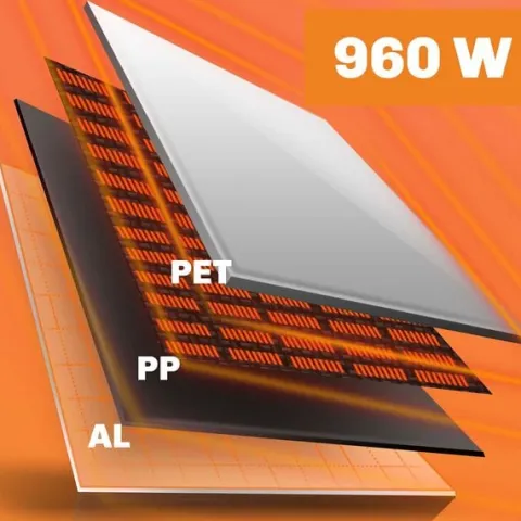 Grzejnik na podczerwień promiennik podczerwieni 960 W Berdsen BD-988