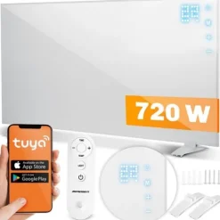 Grzejnik na podczerwień promiennik podczerwieni 720 W Berdsen BD-983 pilot WiFi aplikacja