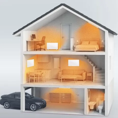 Grzejnik na podczerwień promiennik podczerwieni 720 W Berdsen BD-982