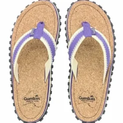 Gumbies - damskie japonki CORKER - PURPLE 41