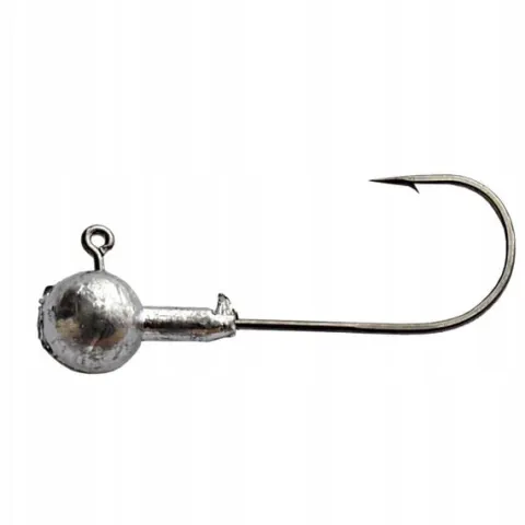 GŁÓWKA JIGOWA Black Nickel 10 g HAK 4/0 JAPAN HOOK