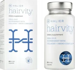 Halier 2x HAIRVITY 60 kaps. WITAMINY suplement na porost włosów dla KOBIET