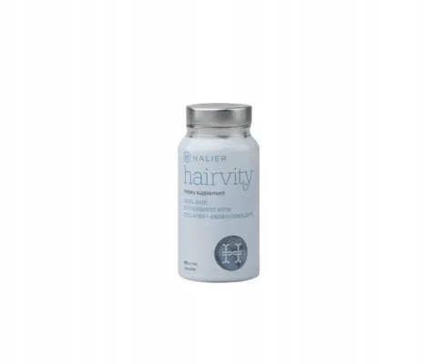 Halier 2x HAIRVITY 60 kaps. WITAMINY suplement na porost włosów dla KOBIET