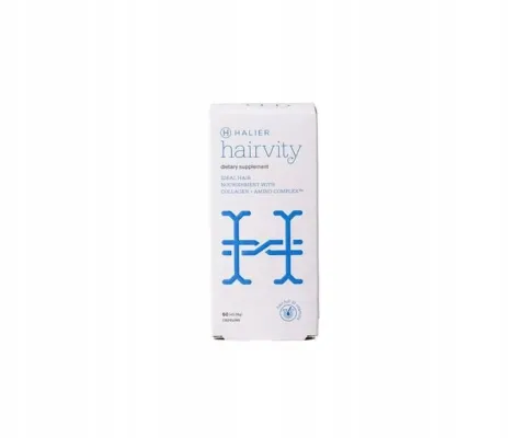 Halier 2x HAIRVITY 60 kaps. WITAMINY suplement na porost włosów dla KOBIET
