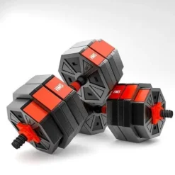 Hantle regulowane kompozytowe, sztanga 2w1 SGC30 HMS 30 kg