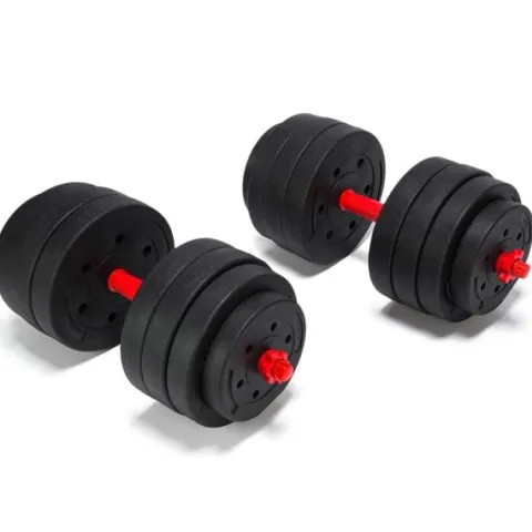 Hantle treningowe bitumiczne AbarQs HRC-40KG (2x20kg)
