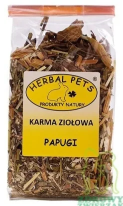 HERBAL PETS Karma ziołowa zioła przysmak ptaków papug papugi 40g