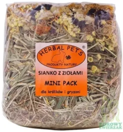 HERBAL PETS Siano ziołowe sianko królika kawii gryzoni z ziołami 300g