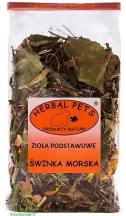 HERBAL PETS Zioła podstawowe karma mieszanka przysmak kawii świnki morskiej