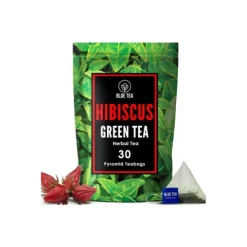 Herbata zielona z hibiskusem Hibiscus Green Tea Blue Tea 30 piramidek
