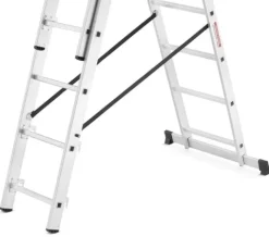 HIGHER Drabina aluminiowa 3x10 Professional + GRATIS