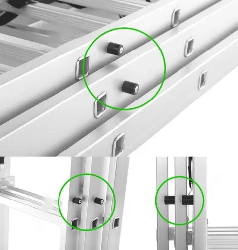 HIGHER Drabina aluminiowa 3x10 Professional + GRATIS