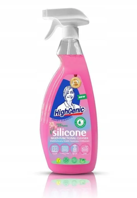 HighGenic - wielofunkcyjny środek czyszczący z silikonem różowy 750ml