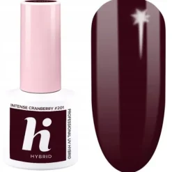 HI HYBRID Lakier hybrydowy #201 Intense Cranberry 5ml