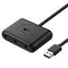 Hub USB Ugreen CR113 4x USB 3.0 5Gbps 1m Czarny