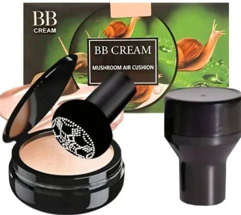 Huda Beauty BB CREAM ŚLIMAK PODKŁAD POD MAKIJAŻ + GRZYBEK 120 VANILLA