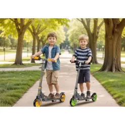 Hulajnoga Kodi szaro-pomarańczowa Ricokids