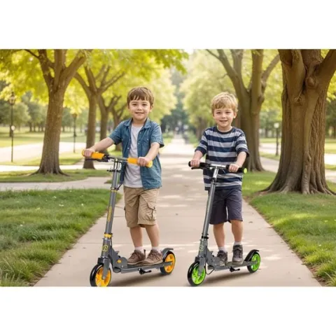 Hulajnoga Kodi szaro-pomarańczowa Ricokids