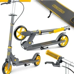 Hulajnoga Kodi szaro-pomarańczowa Ricokids
