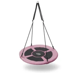 Huśtawka Bocianie gniazdo 100cm NB5031 Nils Camp różowa