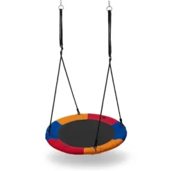 Huśtawka Bocianie gniazdo 90cm NB5003 Nils Camp blue-red-orange