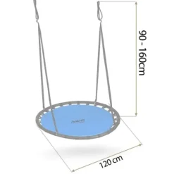 Huśtawka bocianie gniazdo Neo-Sport Swingo 120 cm
