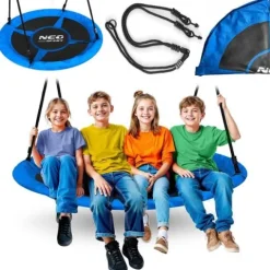 Huśtawka bocianie gniazdo Neo-Sport Swingo 120 cm