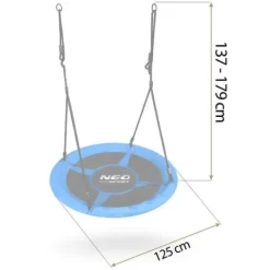 Huśtawka bocianie gniazdo Neo-Sport Swingo 110 cm