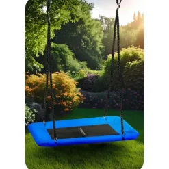 Huśtawka bocianie gniazdo prostokątna Neo-Sport Swingo 110 x 70 cm