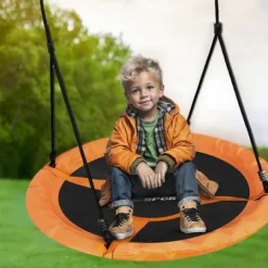 Huśtawka bocianie gniazdo Swingo XXL wielokolorowa 120 cm