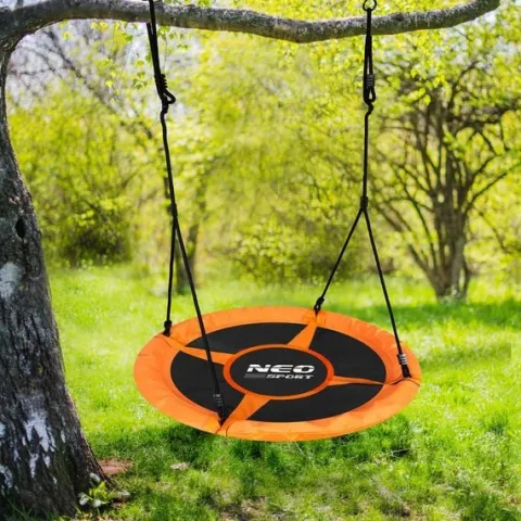 Huśtawka bocianie gniazdo Swingo XXL wielokolorowa 120 cm