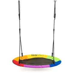 Huśtawka ogrodowa bocianie gniazdo 100cm kolorowa ECOTOYS