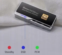 iBasso DC03 Pro - 2x CS43131 - DSD256 - USB Type-C + Lightning - Blue