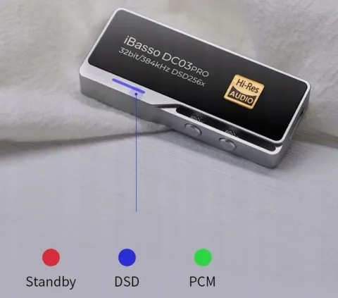 iBasso DC03 Pro - 2x CS43131 - DSD256 - USB Type-C + Lightning - Blue
