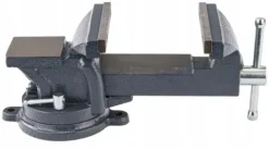 Imadło ŚLUSARSKIE 125 mm Obrotowe z Kowadłem 360