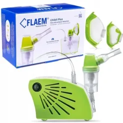 INHALATOR DZIECI NEBULIZATOR FLAEM GHIBLI PLUS RF6 2TRYBY 2MASKI SOFT TOUCH