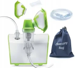 INHALATOR DZIECI NEBULIZATOR FLAEM GHIBLI PLUS RF6 2TRYBY 2MASKI SOFT TOUCH