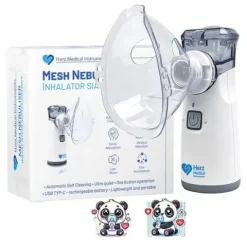 INHALATOR NEBULIZATOR Dla Dzieci i DOROSŁYCH -PRZENOŚNY na Akumulator Cichy