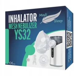INHALATOR NEBULIZATOR DLA DZIECI DOROSŁYCH SIATECZKOWY PRZENOŚNY BEZPRZEWOD